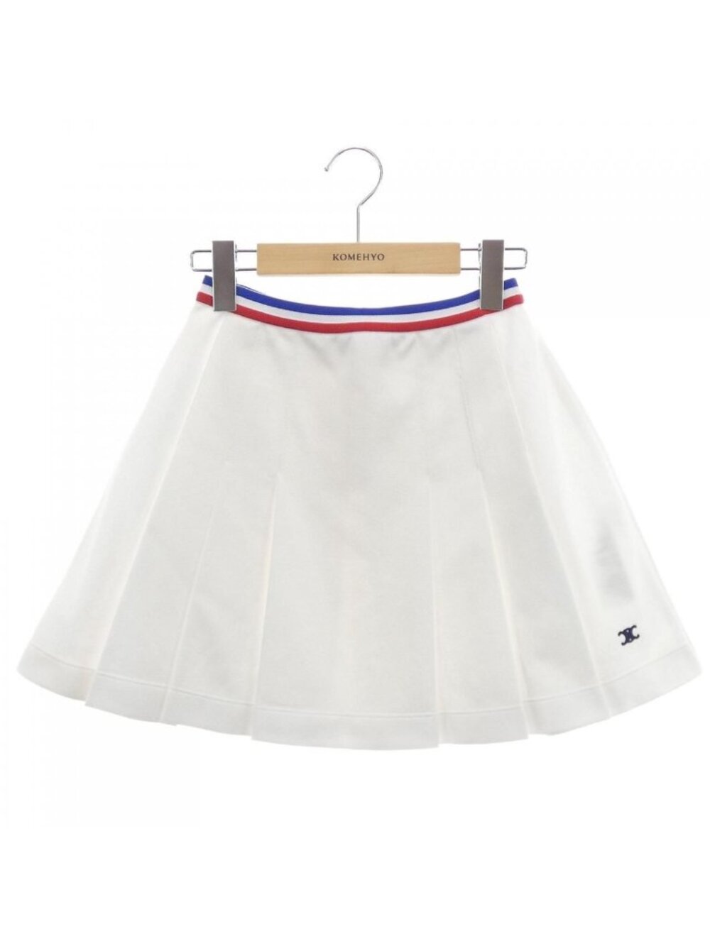 Celine Triomphe Skirt White